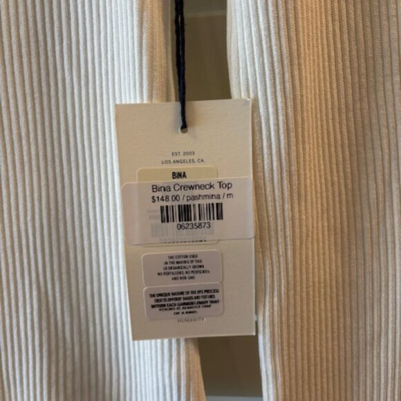 NWT CITIZENS OF HUMANITY BINA CREWNECK TOP~M - Picture 3 of 11